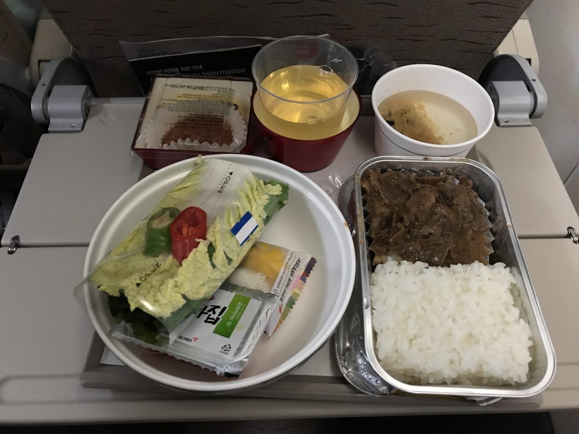 첫 번째 기내식