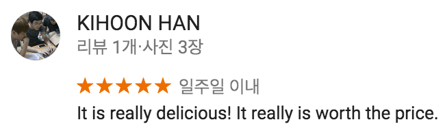 Review on Google Map