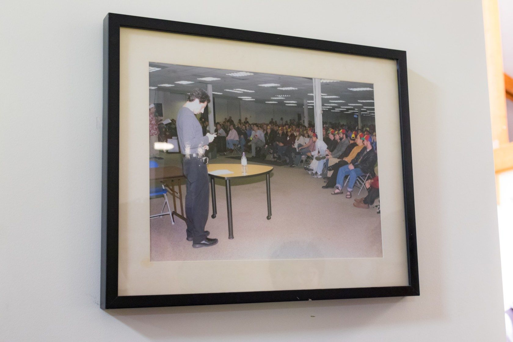 예전 구글 회의 장면