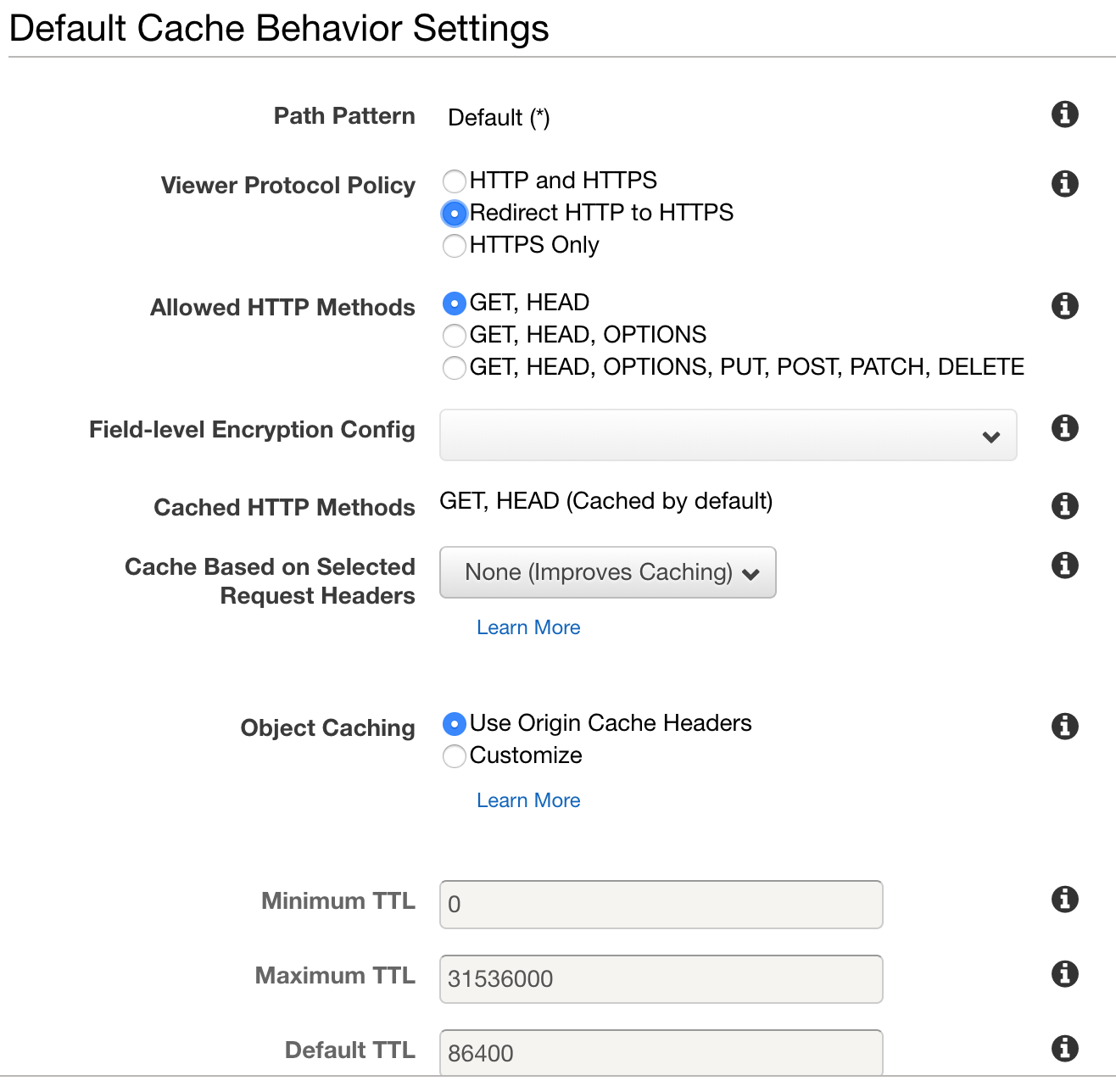 CloudFront Create - 3