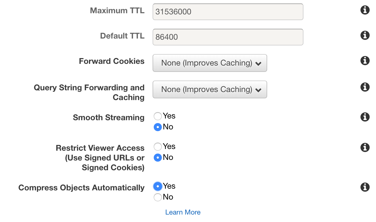 CloudFront Create - 4