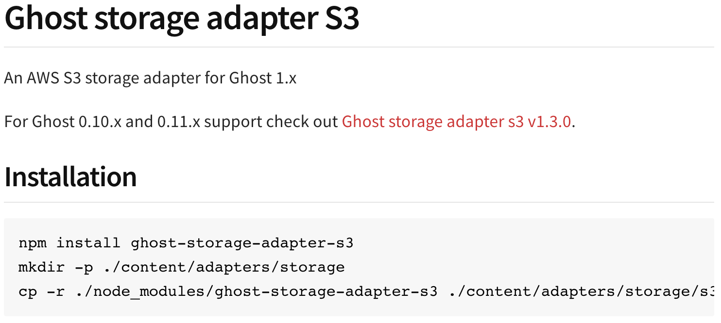 Ghost에서 AWS S3를 이미지 저장소로 사용하기 - 2편