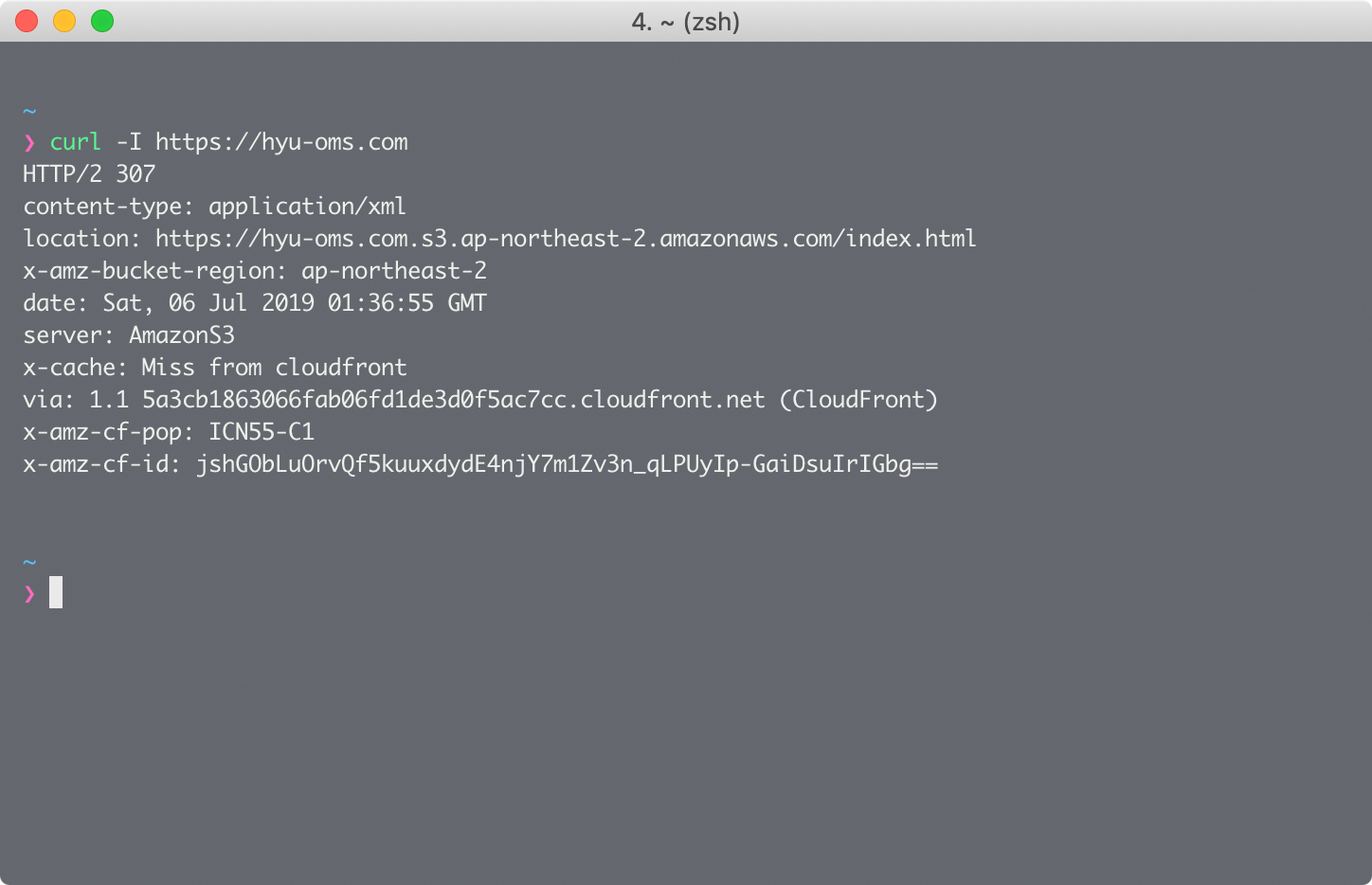 AWS S3 와 CloudFront 연동 시 S3 Bucket 으로 307 redirect 되는 문제 해결